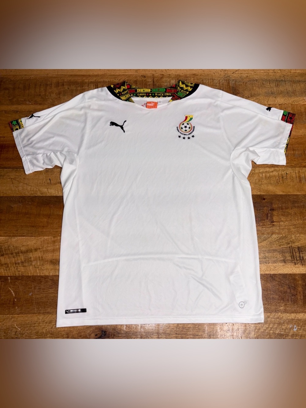 GHANA NATIONAL TEAM ACTV 2014/15 HOME JERSEY PUMA SOCCER XLARGE